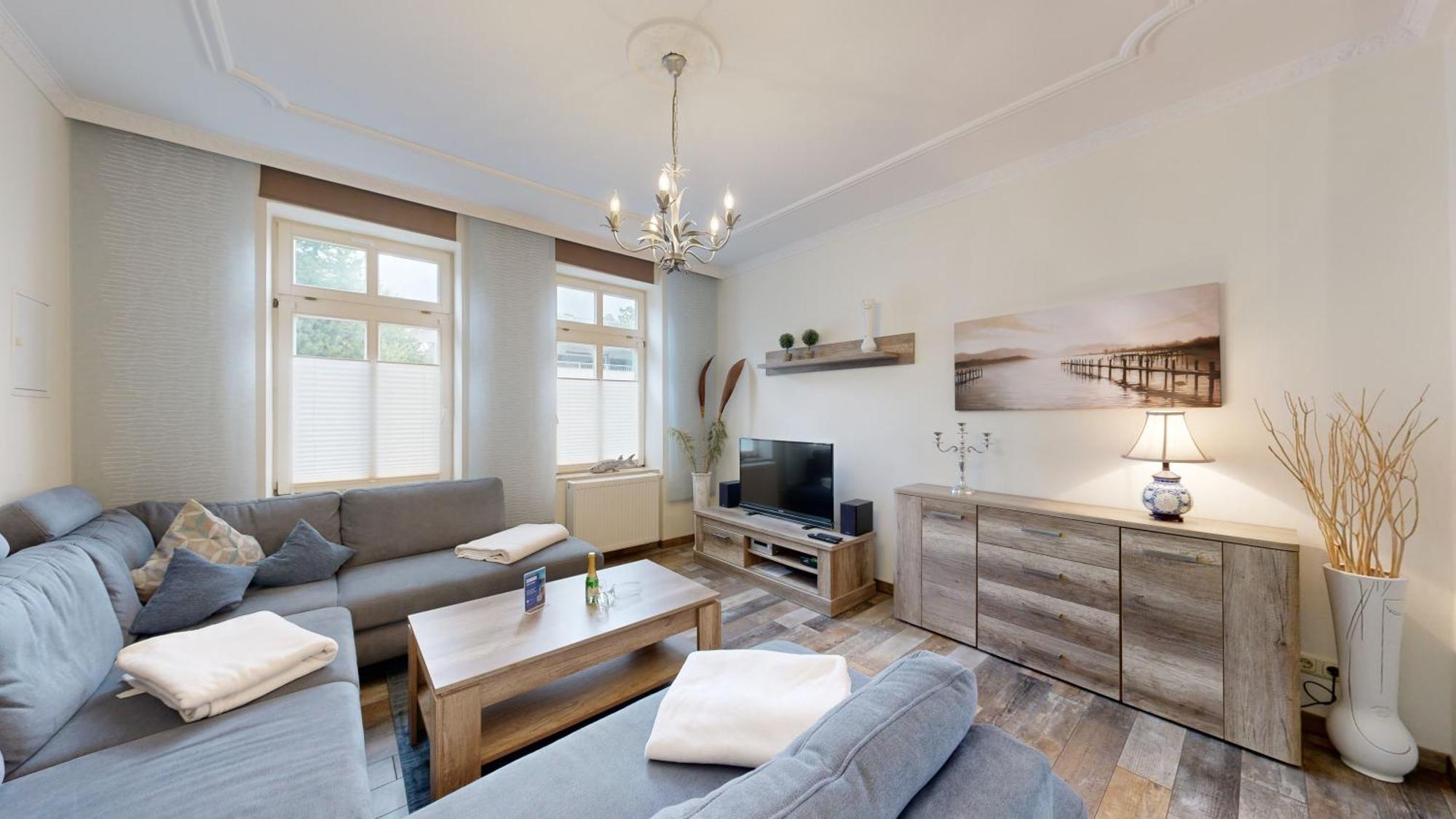 Strandnahe Fewo Mit Terrasse, Villa Vergissmeinnicht 01, Binz Eksteriør billede